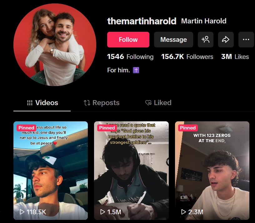 @themartinharold TikTok - 156.7K followers, 3M likes